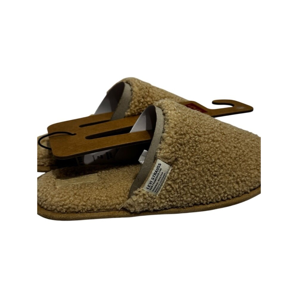 Levi's Women’s Cream Lacy Memory Foam Scuff Slippers Size XL/11 - Picture 2 of 4